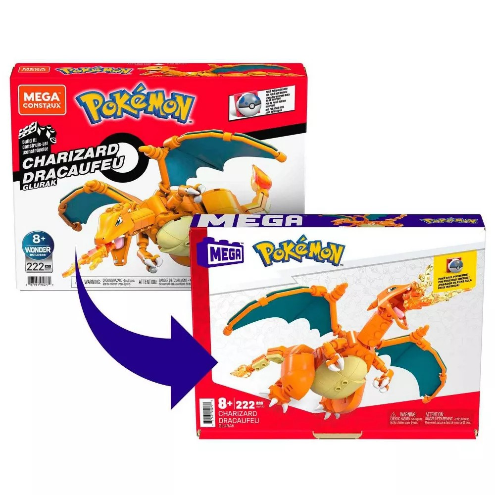 MEGA Pokemon Charizard Building Set | My Toy Shop